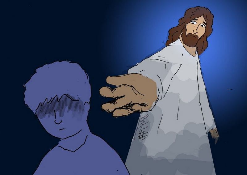 Pecado: Jes�s tiende su brazo