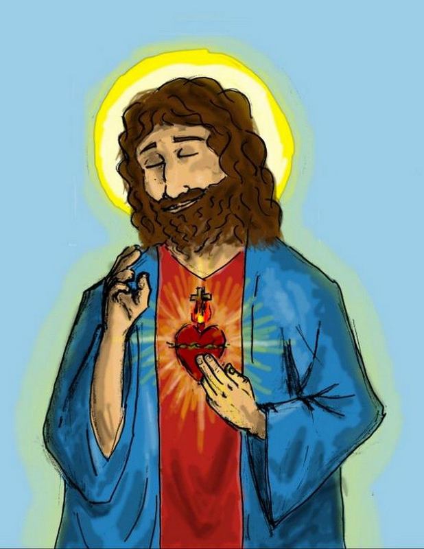 Sagrado Coraz�n de Jes�s, en Vos conf�o